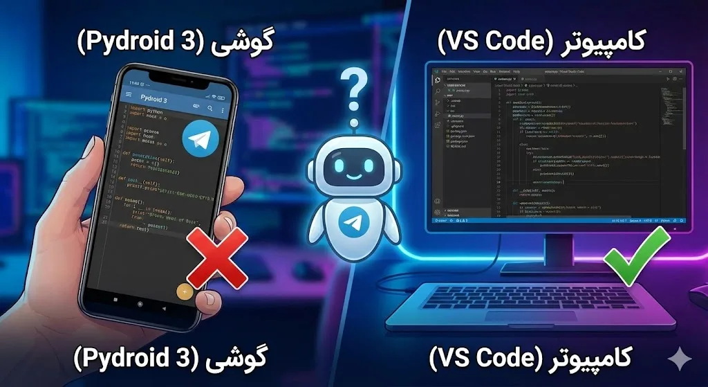 ابزارهای مورد نیاز برای ساخت ربات تلگرام