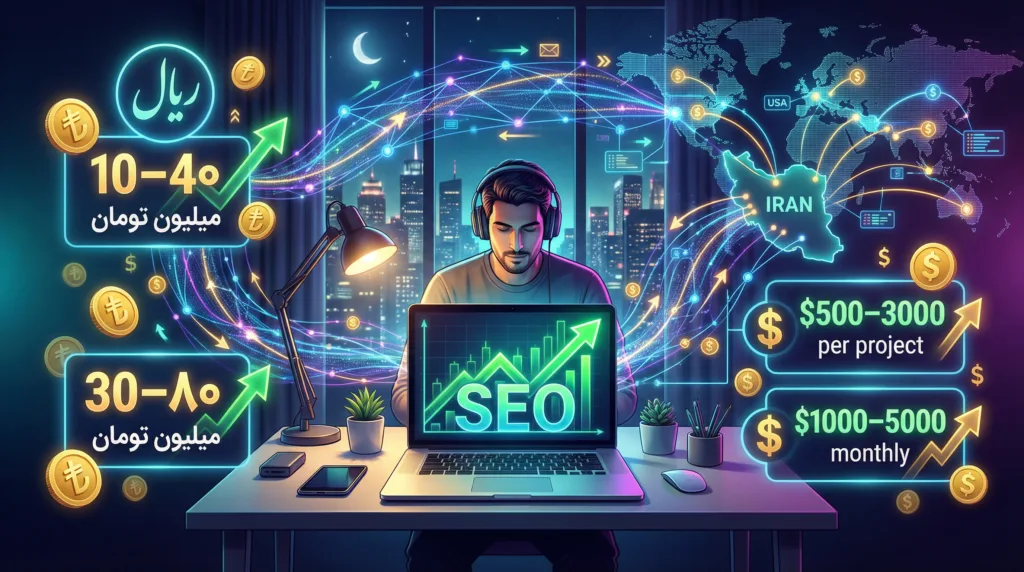 درآمد سئو کار دورکاری چقدر است؟