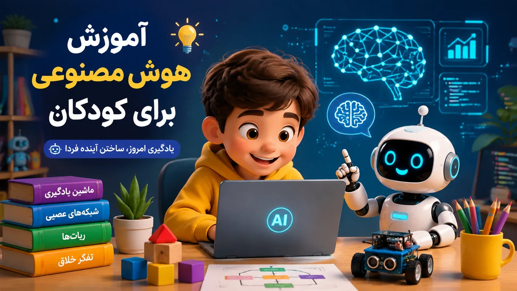 آموزش هوش مصنوعی به کودکان