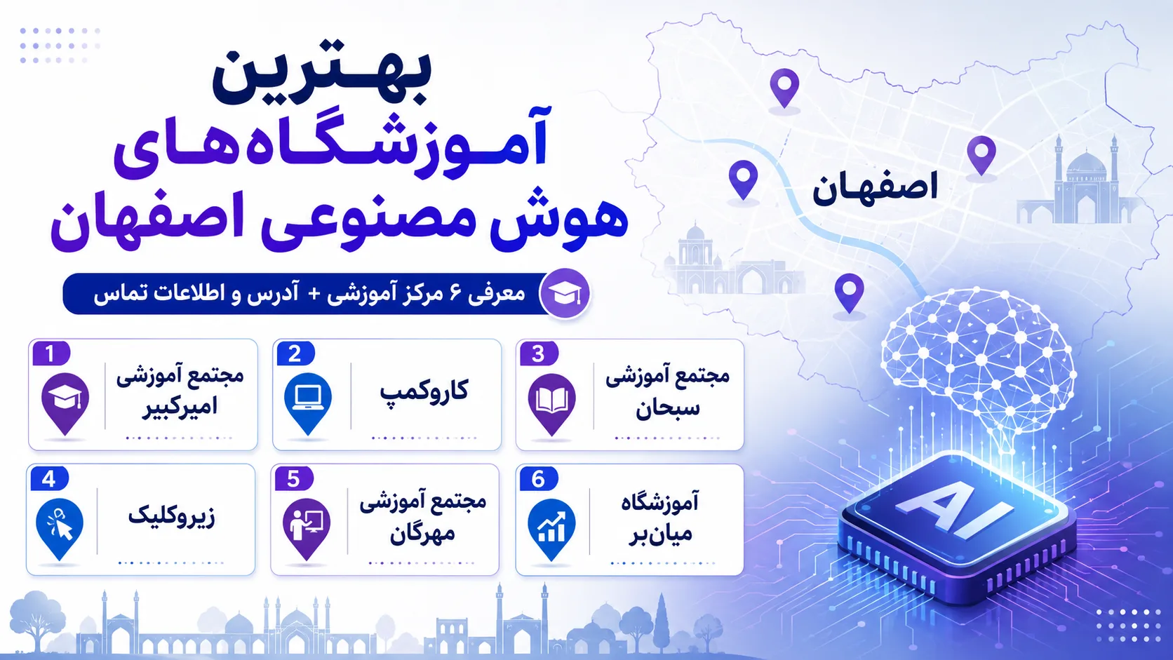 بهترین آموزشگاه هوش مصنوعی اصفهان